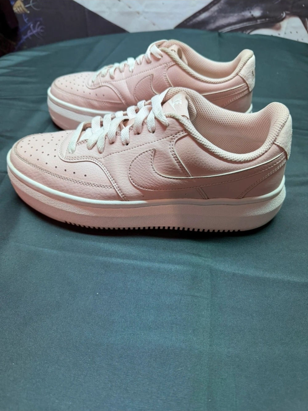 Nike Court Vision Pink Platform - Picture 3 of 10